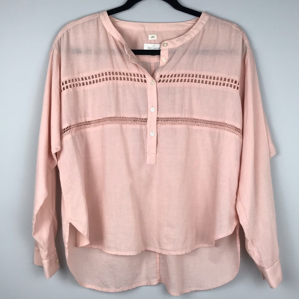 Loft The Softened Top Lattice Detail Popover